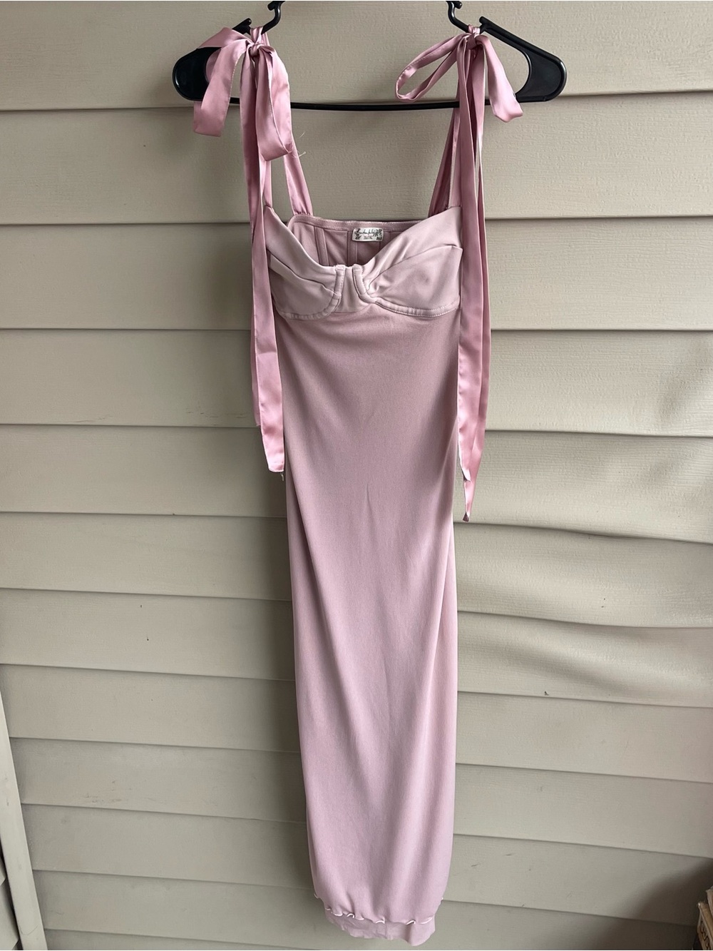 Free People Intimately Got Glam Mesh Tie Shoulder Slip Dress S Feminine Babydoll